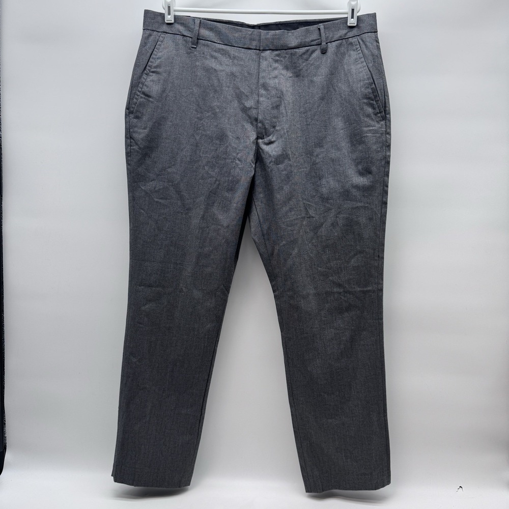 Bonobos Mens 38x29 Gray Slim Performance Trouser Pants Dress Casual Golf NWT